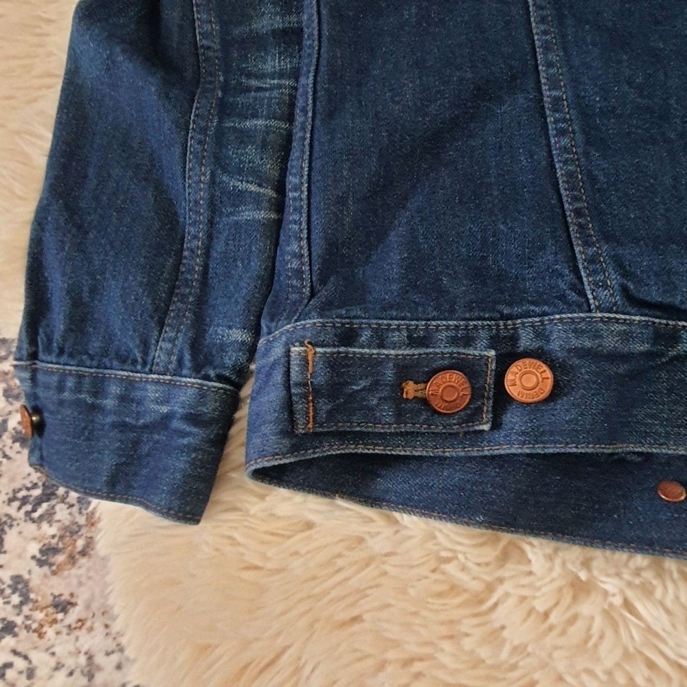 Madewell Trucker Jean Jacket Womens XS Blue Denim 100% Cotton - Picture 9 of 11